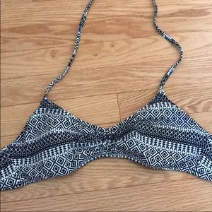 Tribal print bikini top